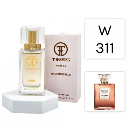 Parfum TIMSS W 311 Mademoiselle (50 ml) - Inspirat de Coco Chanel Mademoiselle