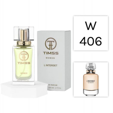 Parfumuri pentrui Femei - Parfum TIMSS W 406 L'Interdit (50 ml) - Inspirat de L'Interdit Le Parfum Givenchy