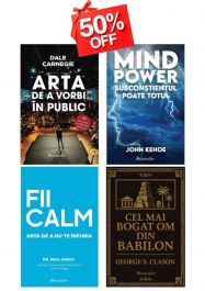 Cărți - Setul Top 4 Cărți de Dezvoltare Personală și Succes (+ Carte Cadou Surpriză)