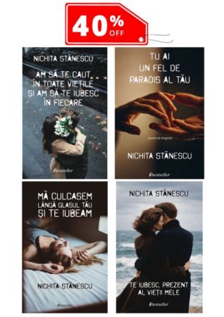 Literatura Artistică - Setul Top 4 volume cu versuri de Nichita Stănescu