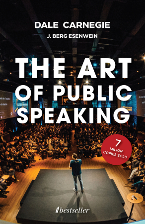 Cărți - Coperta cărții The Art of Public Speaking - Dale Carnegie
