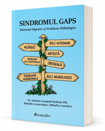 Alimentație și Sănătate - Sindromul GAPS. Sistemul Digestiv și Problemele Psihologice. Tratament natural pentru Alergii, Boli autoimune, Boli hormonale, Probleme ale intestinului și Oboseală - Dr. Natasha Campbell-McBride