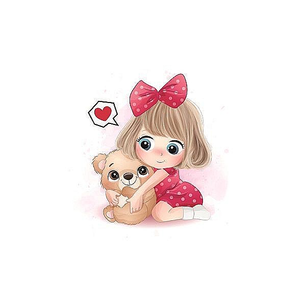 Sticker perete copii fetita bff [1]