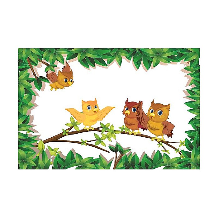 Sticker perete copii vrabiute [1]