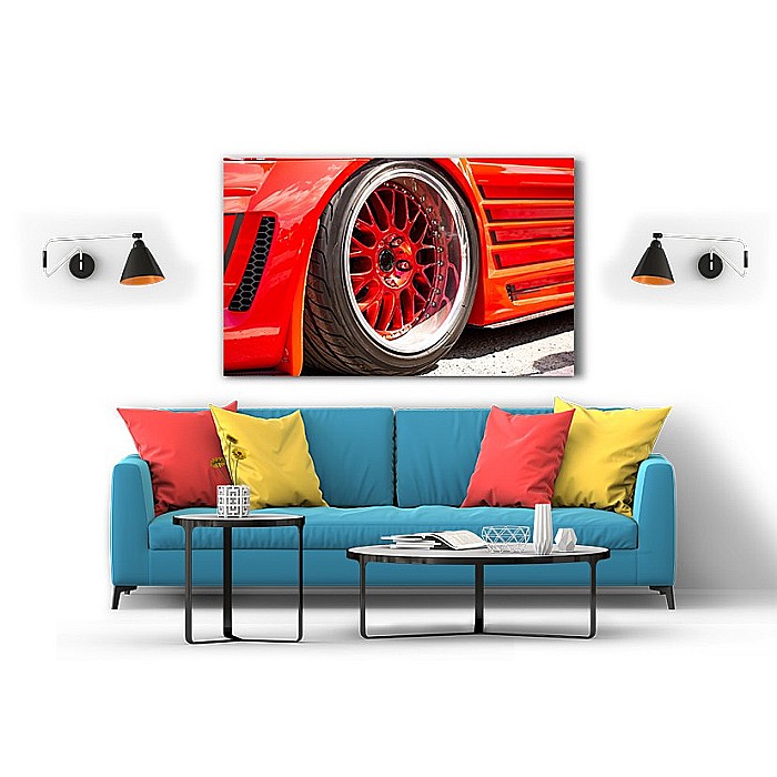 Tablou canvas auto tuning red ferrari [2]