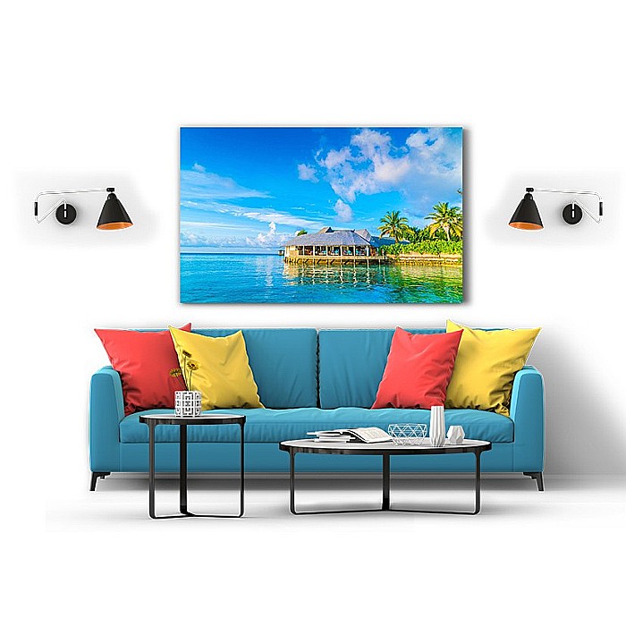 Tablou canvas beautiful villas maldives [2]