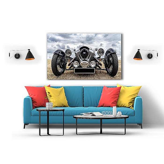 Tablou canvas black old vehicle [2]