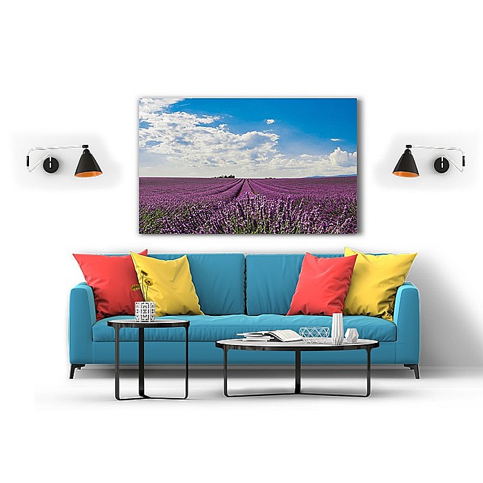 Tablou canvas camp cu lavanda [2]