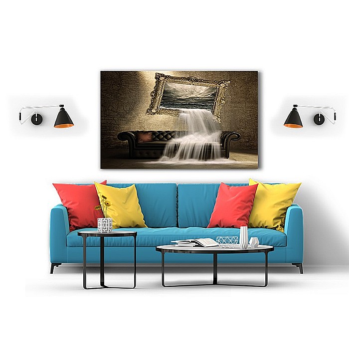 Tablou canvas cascada abstract [2]