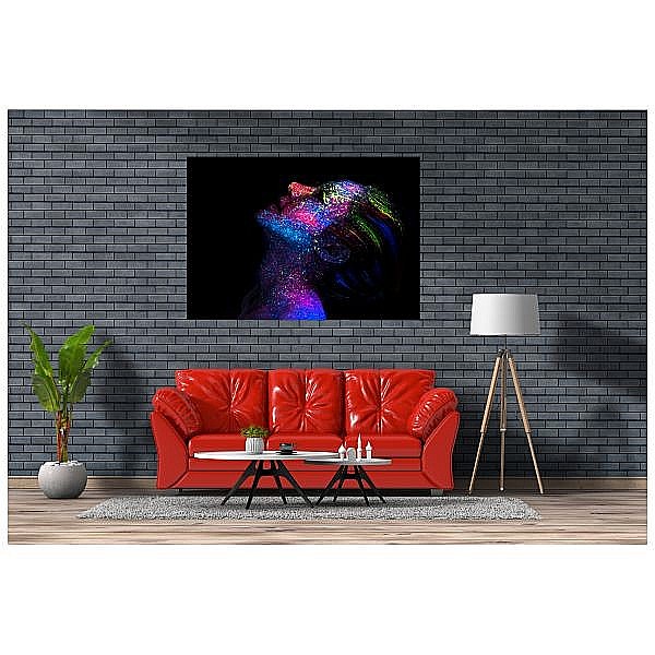 Tablou canvas colorful face [3]