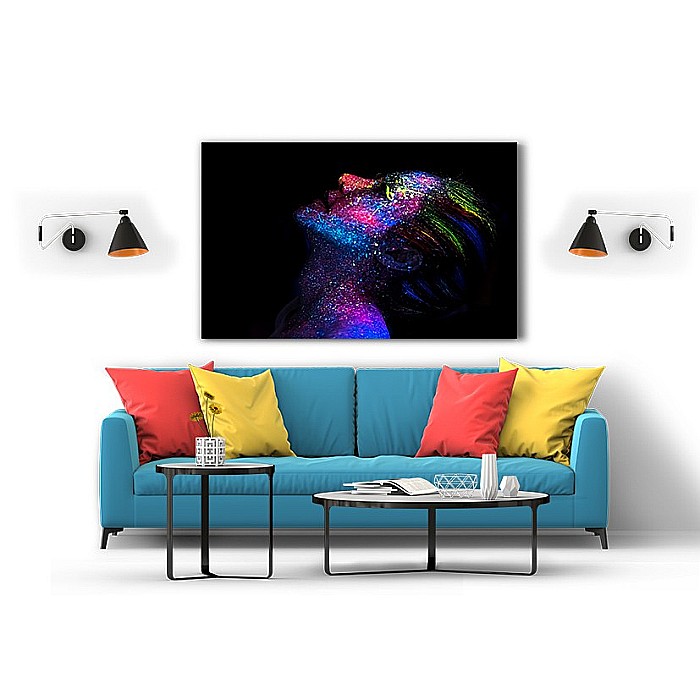 Tablou canvas colorful face [2]