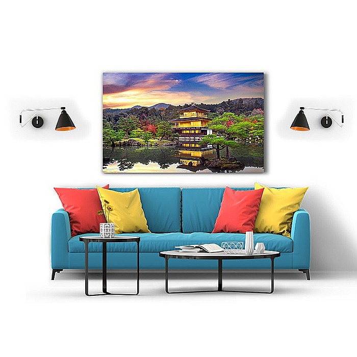 Tablou canvas kinkakuji temple kyoto japan [2]