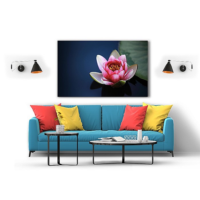 Tablou canvas nufar roz 2 [2]