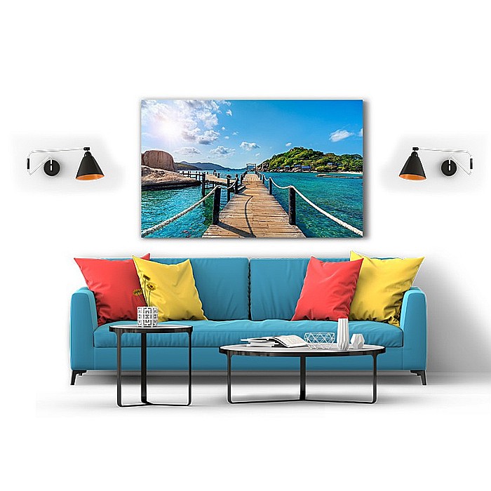 Tablou canvas ponton resort thailanda [2]