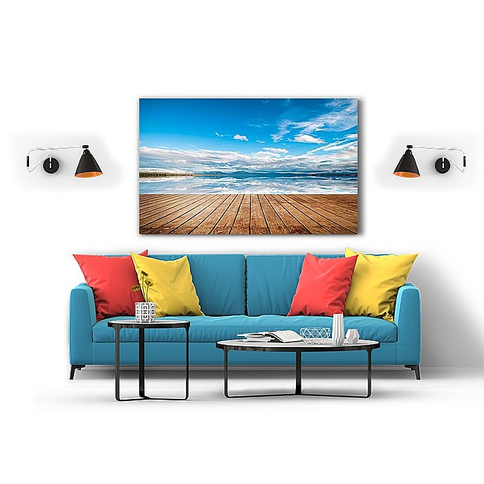 Tablou canvas ponton vedere orizont [2]