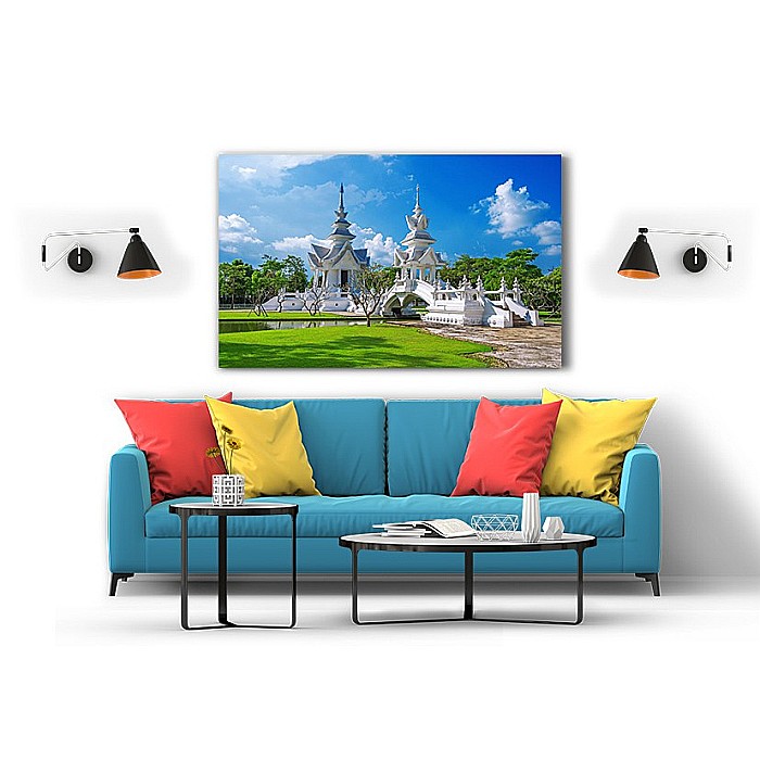 Tablou canvas tempul alb chiang rai thailanda [2]
