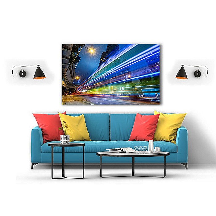 Tablou canvas urme de lumini in trafic [2]