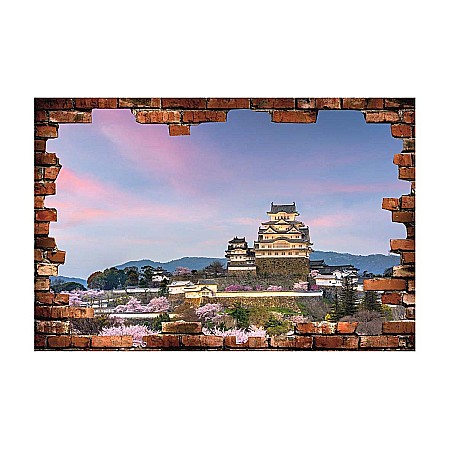 Stickere perete 3d - Sticker perete 3D castel japonia