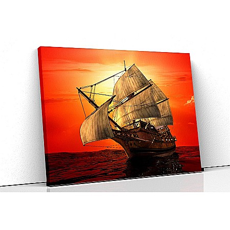 Tablouri canvas peisaje - Tablou canvas apus pe ocean