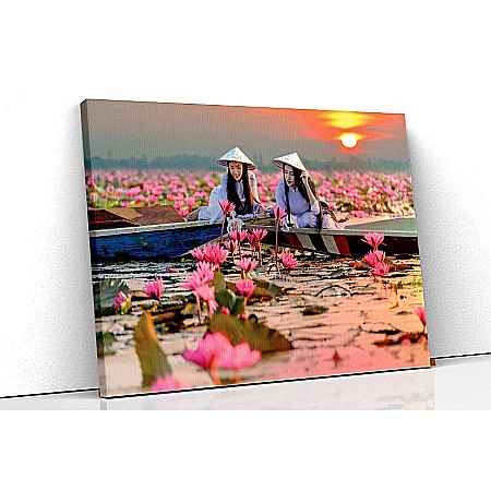 Tablouri canvas asia - Tablou canvas asian lake