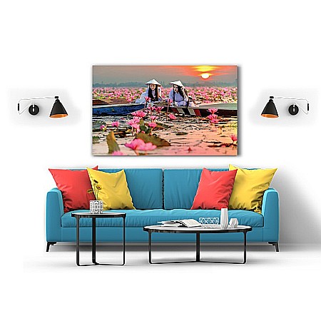 Tablou canvas asian lake [1]