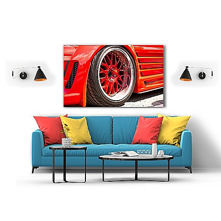 Tablou canvas auto tuning red ferrari [1]