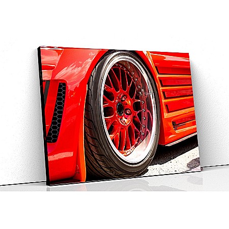 Tablouri canvas auto moto - Tablou canvas auto tuning red ferrari