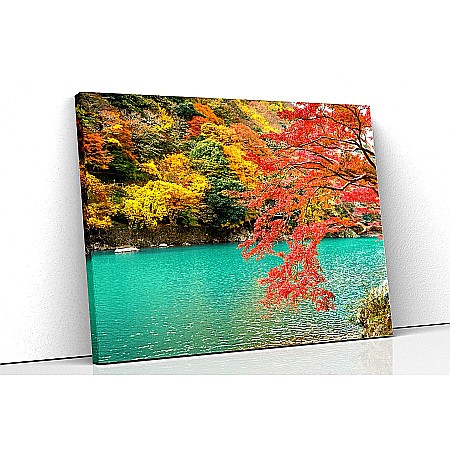 Tablouri canvas peisaje - Tablou canvas autumn river