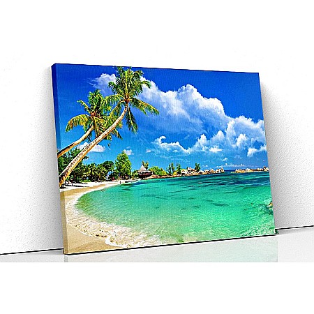 Tablouri canvas peisaje - Tablou canvas  beautiful beach