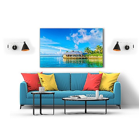 Tablou canvas beautiful villas maldives [1]
