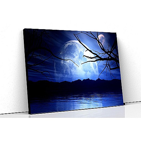 Tablouri canvas peisaje - Tablou canvas blue moon