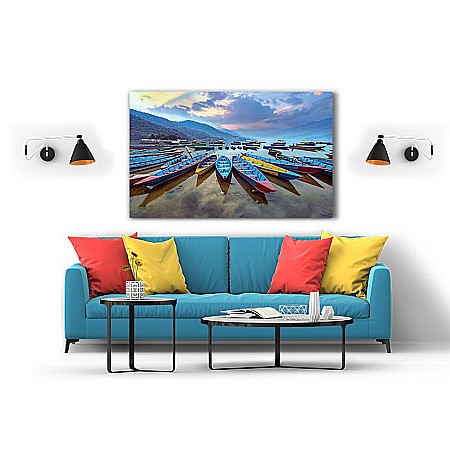 Tablou canvas boats on the lake [1]
