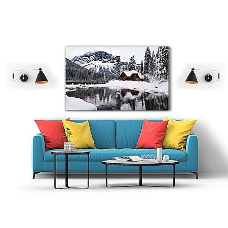 Tablou canvas cabana la munte [1]
