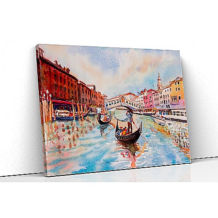 Tablouri canvas - Tablou canvas canal Venetia