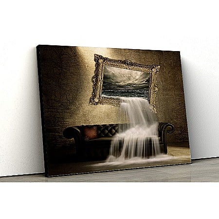 Tablouri canvas abstract - Tablou canvas cascada abstract