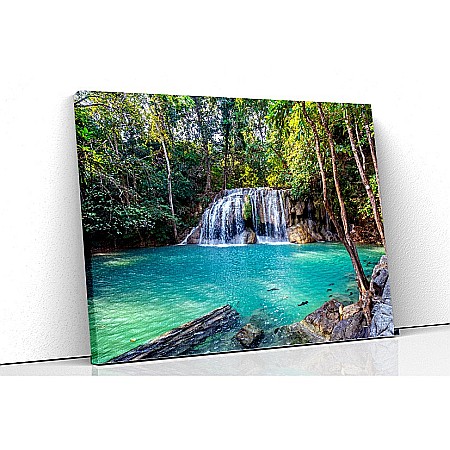 Tablouri canvas peisaje - Tablou canvas cascada Erawan Thailanda