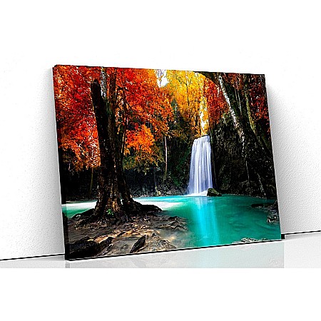 Tablouri canvas picturi - Tablou canvas cascada in luminis