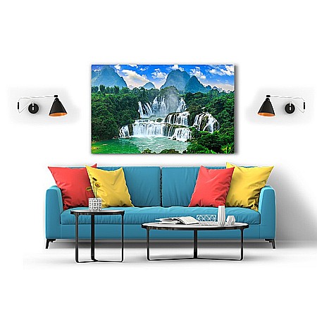 Tablou canvas cascada superba asia [1]