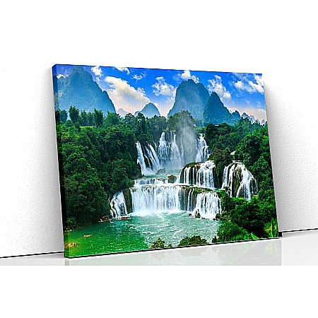 Tablouri canvas peisaje - Tablou canvas cascada superba asia