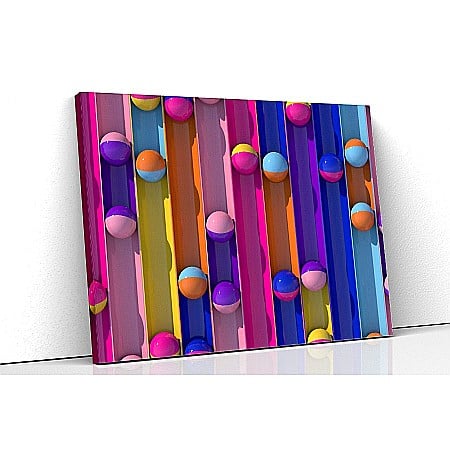 Tablouri canvas abstract - Tablou canvas colorful bals