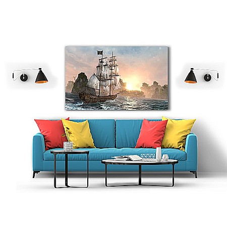 Tablou canvas corabie pe mare [1]