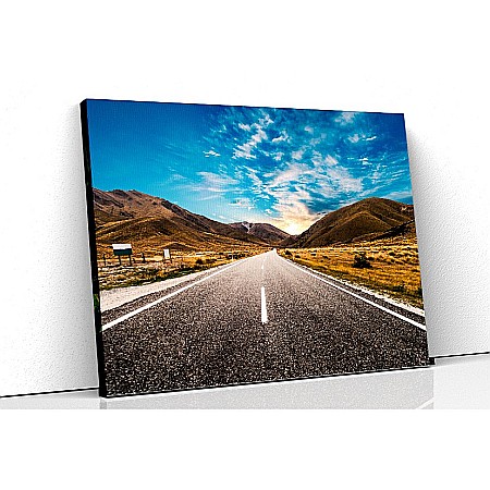 Tablouri canvas auto moto - Tablou canvas dawn road