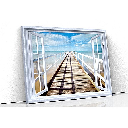 Tablou canvas fereastra ponton [0]
