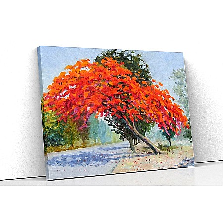 Tablouri canvas peisaje - Tablou canvas flower tree