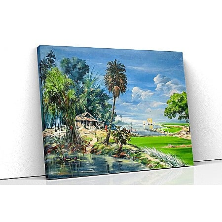 Tablouri canvas peisaje - Tablou canvas green island