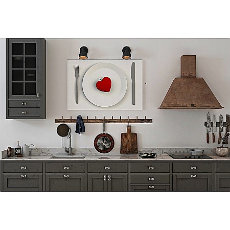 Tablou canvas heart plate [1]