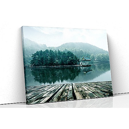 Tablouri canvas peisaje - Tablou canvas lake view