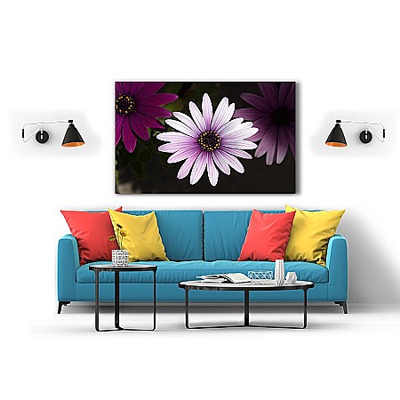 Tablou canvas margareta mov [1]