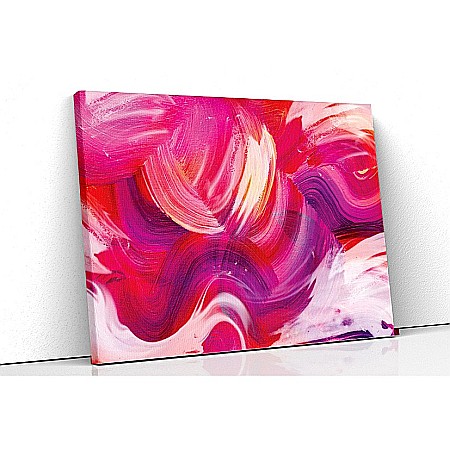 Tablouri canvas abstract - Tablou canvas marmura roz