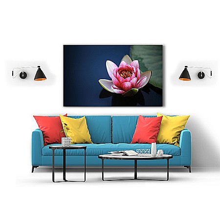Tablou canvas nufar roz 2 [1]